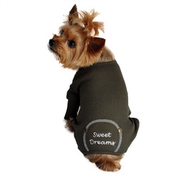 Sweet Dreams Thermal Pajamas - Herb Green