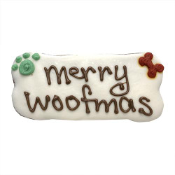 Merry Woofmas Bones Dog Cookies (Case of 12) Merry Woofmas Bones Dog Cookies (Case of 12)