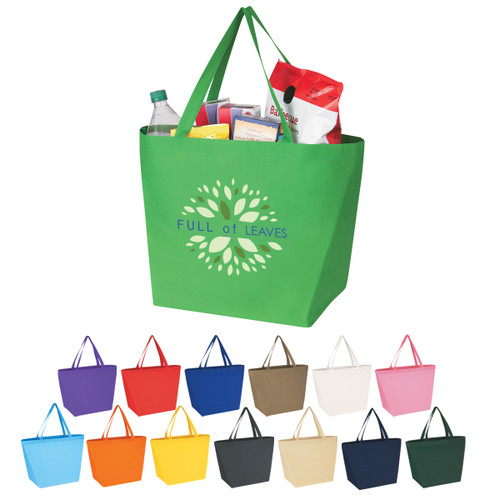 Reusable Grocery Tote Bags - Custom Printed Shopping Bags