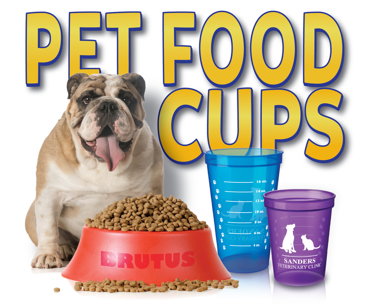 dog feeding cup