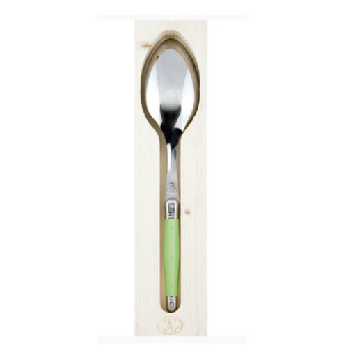 Jean Dubost Deluxe Green Laguiole Serving Spoon