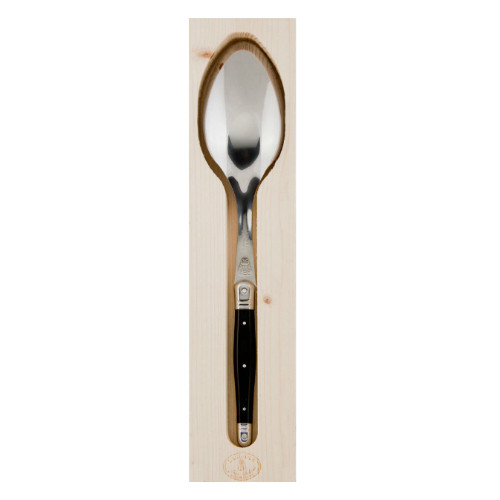 Jean Dubost Deluxe Laguiole Black Serving Spoon