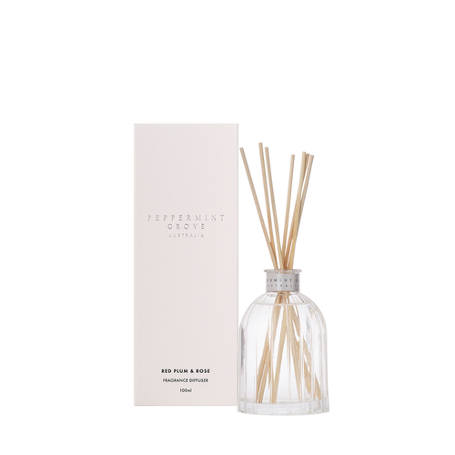 Peppermint Grove Red Plum & Rose Reed Diffuser 100ml
