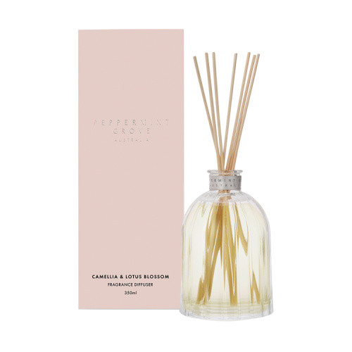 Peppermint Grove Camellia & Lotus Blossom Reed Diffuser 350ml