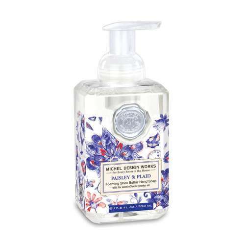 Michel Design Works Paisley & Plaid Foaming Hand Wash