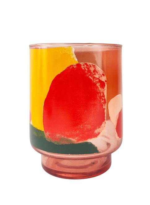 Urban Products Selena Abstract Glass Vase Pink Medium
