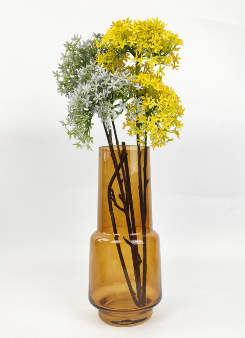 Urban Products Tommy Abstract Glass Vase Rust