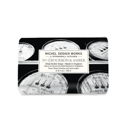 Michel Design Works Bourbon & Amber Medium Bath Soap Bar Michel Design Works Bourbon & Amber Medium Bath Soap Bar