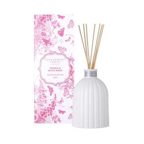 Peppermint Grove Freesia & White Musk Diffuser 350ml