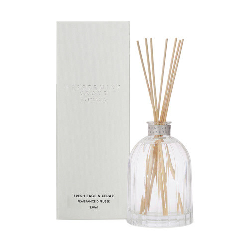 Peppermint Grove Fresh Sage & Cedar Diffuser 350ml Peppermint Grove Fresh Sage & Cedar Diffuser 350ml