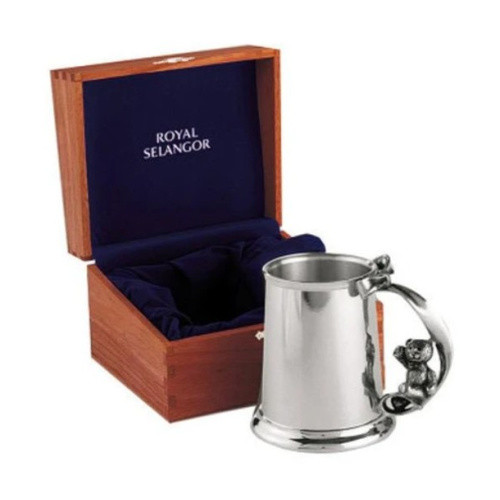 Royal Selangor Teddy Bears Picnic Swing Baby Mug in Wooden Gift Box