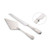 Whitehill Nickel Plated Kings Cake Knife & Server Set