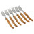 Jean Neron Laguiole 6 Piece Fork Set - Olive Wood