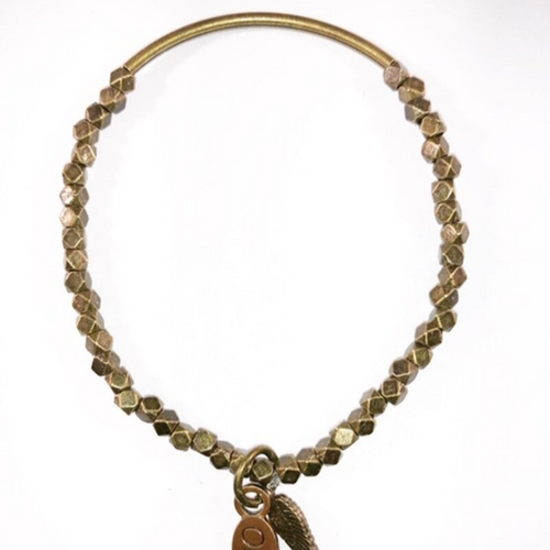 She Is Clarity Bronze Nuggets With Bronze Bar 4MM She Is Clarity Bronze Nuggets With Bronze Bar 4MM