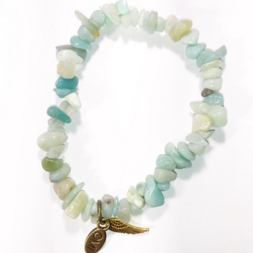 SHE IS A Mermaid aqua chip beads 6-8MM SHE IS A Mermaid aqua chip beads 6-8MM