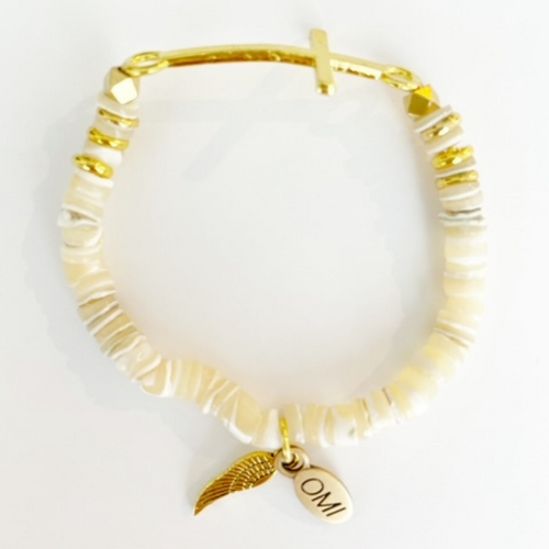 Rise shell with cross 6MM Rise shell with cross 6MM