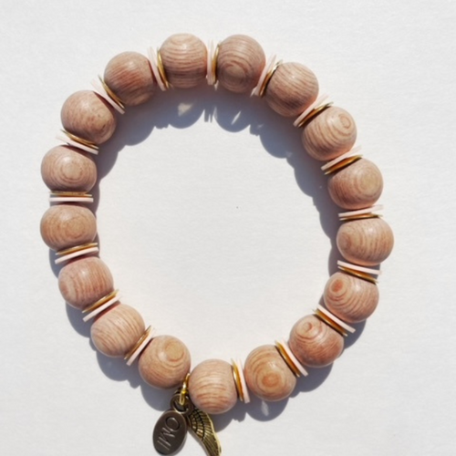 Autumn Dreams sandalwood with spacers 10MM Autumn Dreams sandalwood with spacers 10MM