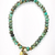 Green Peace African Rondelle 8MM Green Peace African Rondelle 8MM