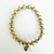 Tranquil Turquoise spacers with gold brushed cone 10MM Tranquil Turquoise spacers with gold brushed cone 10MM