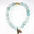 Amazonite with gold grouped spacers 8MM Amazonite with gold grouped spacers 8MM