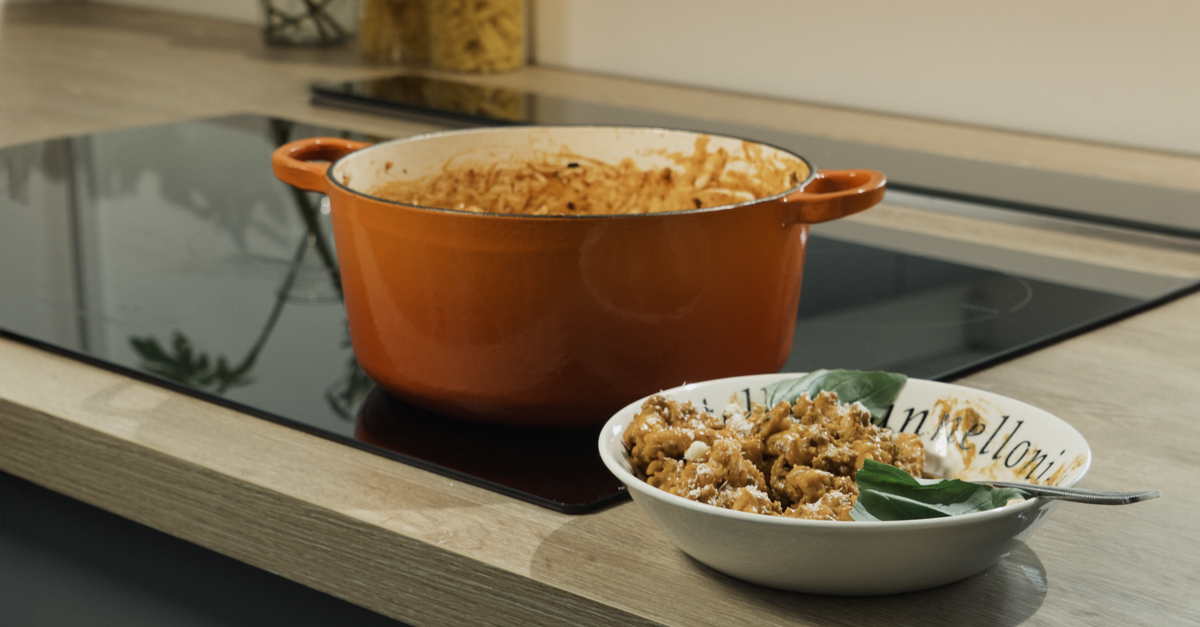 One-Pan Creamy Tomato Beef Pasta