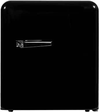 Black Retro Mini Fridge/Drinks Cooler 45L - SIA RFM44K