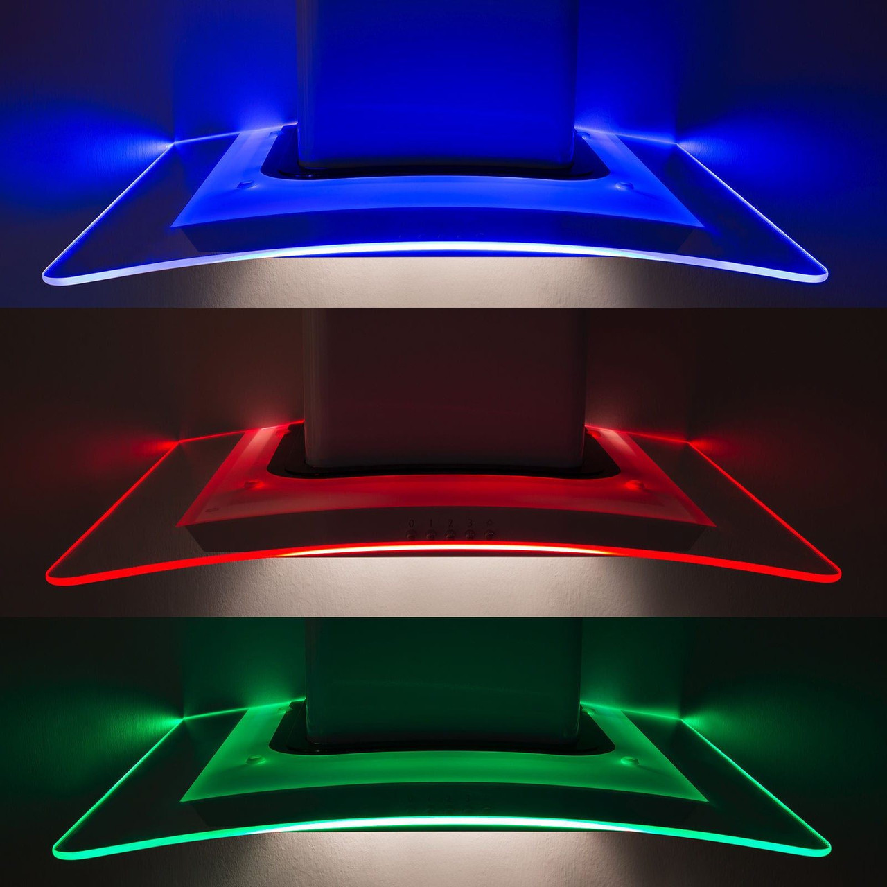 SIA 60cm 4 Zone Electric Hob / Solid Plate , Stainless Steel Visor Cooker Hood Fan