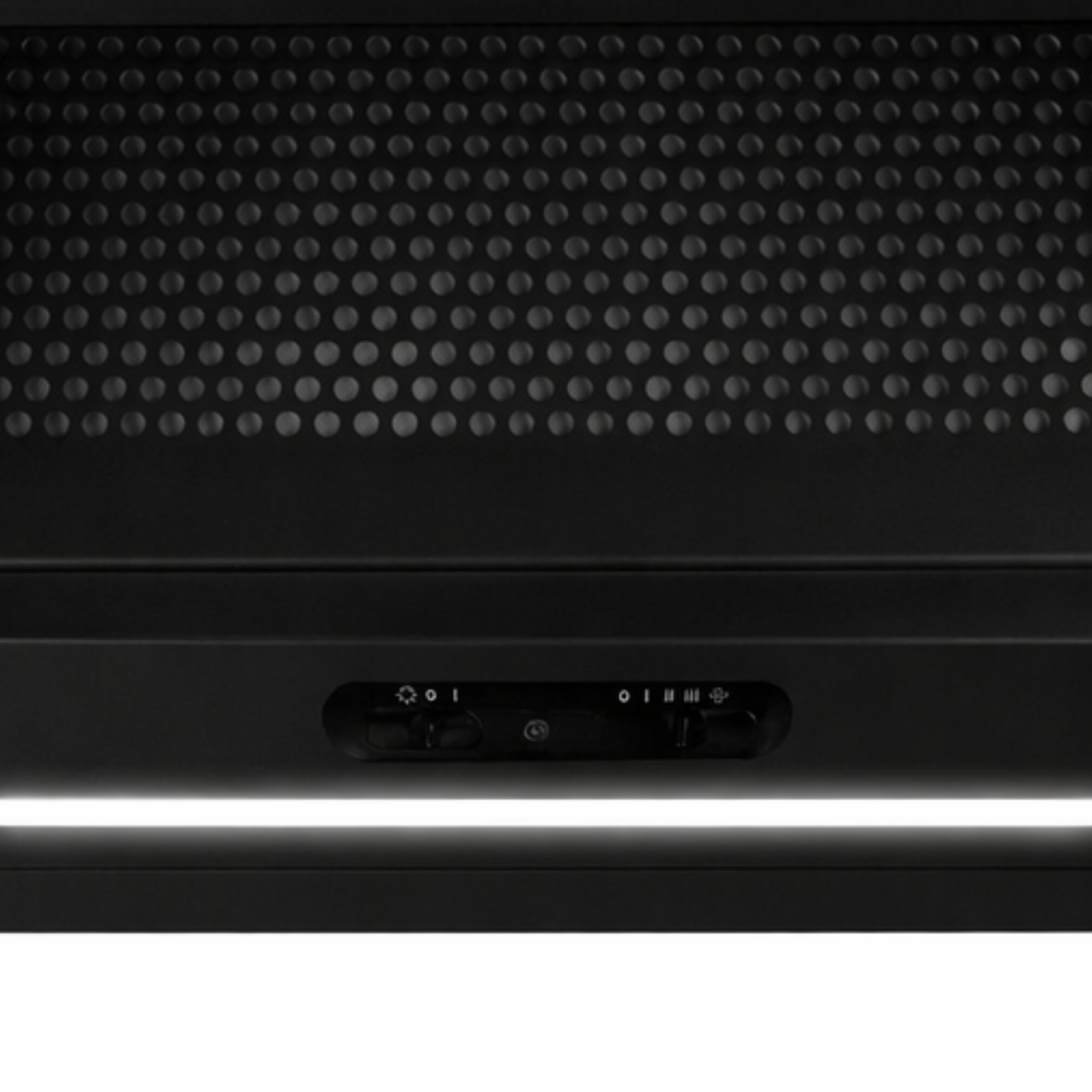 SIA INT60BL 60cm Black Integrated Built In Cooker Hood Kitchen ...