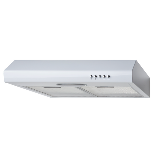 SIA STE50WH 50cm White Slimline Visor Cooker Hood Kitchen Extractor Fan