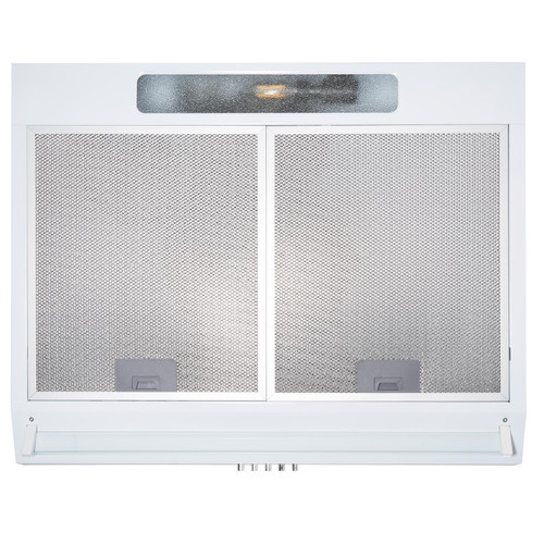 SIA VSR60WH 60cm White Slimline Visor Cooker Hood Kitchen Extractor Fan