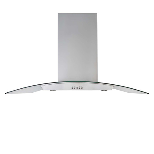 90cm Island Cooker Hood Kitchen Extractor Fan In Stainless Steel - SIA ICH90SS