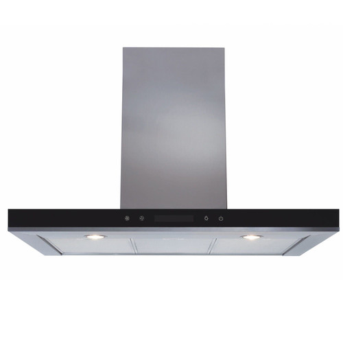 SIA LIN91SS 90cm Stainless Steel Linear Touch Control Cooker Hood Extractor Fan
