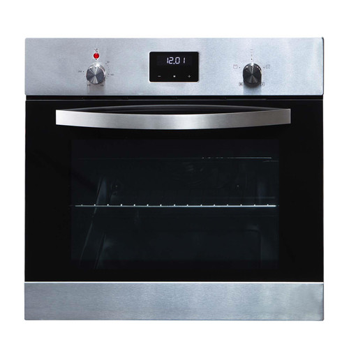 60cm Single Electric Fan Oven, Digital Display, Built-in / Under - SIA SO114SS