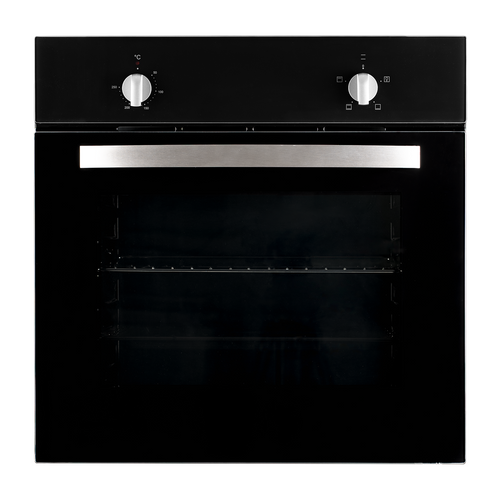 60cm Single Electric Oven In Black - SIA SSO59BL