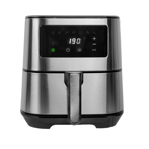 5.5L Air Fryer, Stainless Steel, 1700W, 8 Programs, Digital Control - SIA SAF55SS