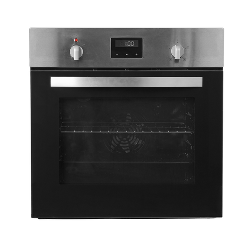 Single Built in True Fan Oven, S/Steel - Digital Timer - 2.1kW connection (includes cable & 13amp plug)