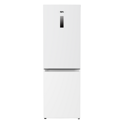 SIA SNF1850W 290L Freestanding Combi Fridge Freezer in White, Total No Frost