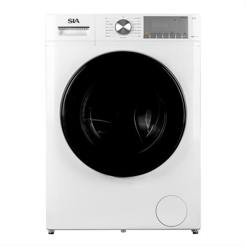 SIA Freestanding Washer Dryer in White - 8kg Load, 5kg Dry, 1400rpm, BLDC Motor, LED Display