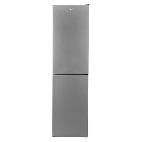 SIA Freestanding Combi Fridge Freezer in Silver, 302L, Energy Class E