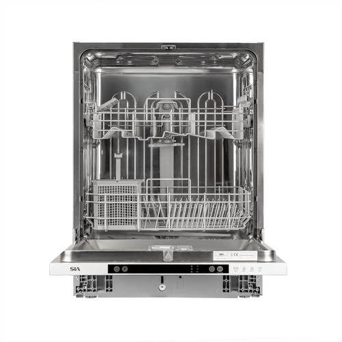 SIA SBID604S 60cm Integrated Dishwasher, 14 Place Settings