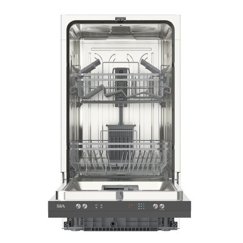 SIA SBID459 45cm Integrated Dishwasher, 9 Place Settings