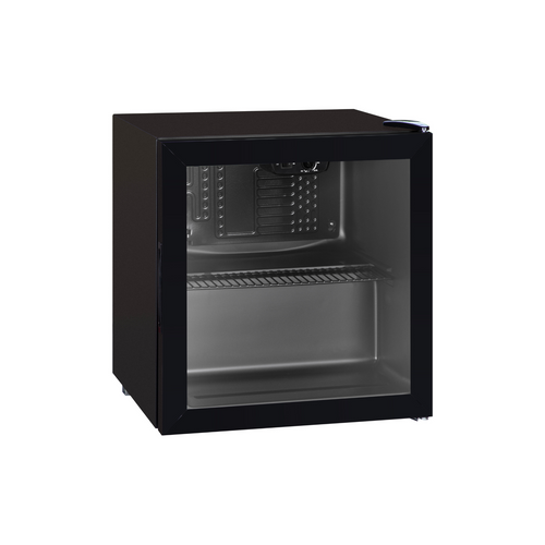 SIA Drinks Fridge, 58L Table Top Beer / Wine Cooler With Glass Door - DC6BL