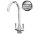 SIA 1.0 Bowl Reversible 1.2mm Brushed Stainless Steel Kitchen Sink & KT5CH Tap