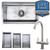 SIA 1.0 Bowl Stainless Steel Companion Sink With Accessories & KT3BN Mixer Tap