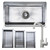 SIA 1.0 Bowl Stainless Steel Companion Sink With Accessories & KT6BND Mixer Tap