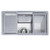 SIA 1.0 Bowl Stainless Steel Companion Sink With Accessories & KT6BND Mixer Tap
