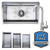 SIA 1.0 Bowl Stainless Steel Companion Sink With Accessories & KT6BND Mixer Tap