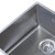 1.0 Bowl Undermount / Inset Stainless Steel Kitchen Sink W370 x D430 & KT7 Tap