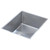 1.0 Bowl Undermount / Inset Stainless Steel Kitchen Sink W530 x D430 & KT3BN Tap