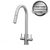 1.0 Bowl Undermount / Inset Stainless Steel Kitchen Sink W530 x D430 & KT4BN Tap